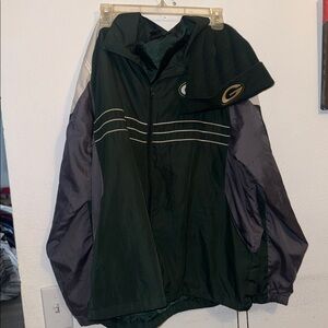 Reebok NFL Green Bay Packers Reebok SI Jacket Men Large Green Nylon